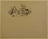 1938 - Panorama di Orvieto (studio di foglie)